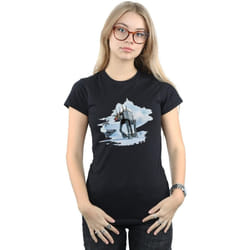Star Wars - T-shirt AT-AT - Femme (Noir)