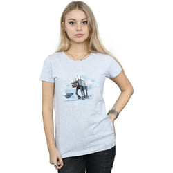 Star Wars - T-shirt AT-AT - Femme (Gris chiné)