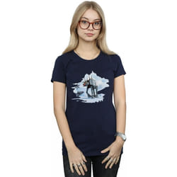 Star Wars - T-shirt AT-AT - Femme (Bleu marine)