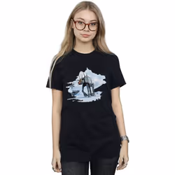 Star Wars - T-shirt AT-AT - Femme (Noir)