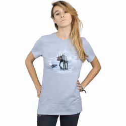Star Wars - T-shirt AT-AT - Femme (Gris chiné)