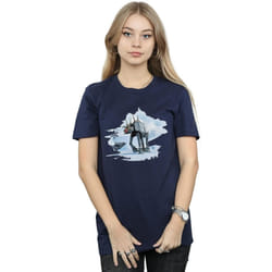 Star Wars - T-shirt AT-AT - Femme (Bleu marine)