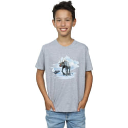 Star Wars - T-shirt AT-AT - Garçon (Gris chiné)