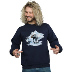 Star Wars - Sweat AT-AT - Homme (Bleu marine)