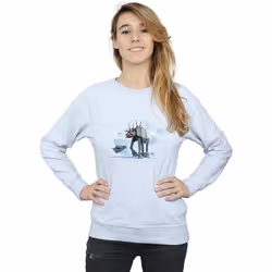 Star Wars - Sweat AT-AT - Femme (Gris chiné)