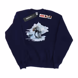 Star Wars - Sweat AT-AT - Femme (Bleu marine)