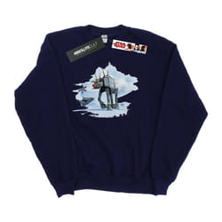 Star Wars - Sweat AT-AT - Femme (Bleu marine)