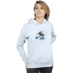 Star Wars - Sweat à capuche AT-AT - Femme (Gris chiné)