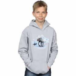 Star Wars - Sweat à capuche AT-AT - Garçon (Gris chiné)