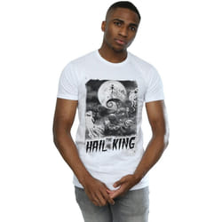 Disney - T-shirt NIGHTMARE BEFORE CHRISTMAS HAIL THE KING - Homme (Blanc)
