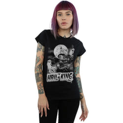 Disney - T-shirt NIGHTMARE BEFORE CHRISTMAS HAIL THE KING - Femme (Noir)