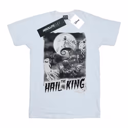 Disney - T-shirt NIGHTMARE BEFORE CHRISTMAS HAIL THE KING - Femme (Blanc)