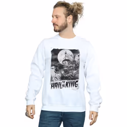 Disney - Sweat NIGHTMARE BEFORE CHRISTMAS HAIL THE KING - Homme (Blanc)