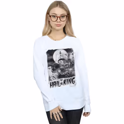 Disney - Sweat NIGHTMARE BEFORE CHRISTMAS HAIL THE KING - Femme (Blanc)