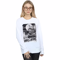 Disney - Sweat NIGHTMARE BEFORE CHRISTMAS HAIL THE KING - Femme (Blanc)
