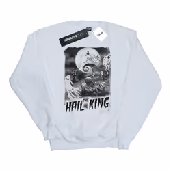 Disney - Sweat NIGHTMARE BEFORE CHRISTMAS HAIL THE KING - Garçon (Blanc)