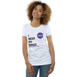 NASA - T-shirt NEED MY SPACE - Femme (Blanc)