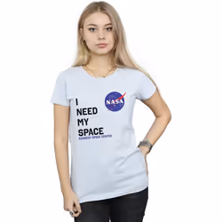 NASA - T-shirt NEED MY SPACE - Femme (Gris chiné)