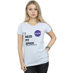 NASA - T-shirt NEED MY SPACE - Femme (Gris chiné)