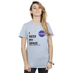 NASA - T-shirt NEED MY SPACE - Femme (Gris chiné)