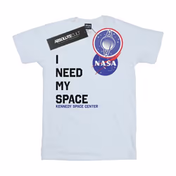 NASA - T-shirt NEED MY SPACE - Fille (Blanc)