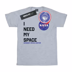 NASA - T-shirt NEED MY SPACE - Fille (Gris chiné)