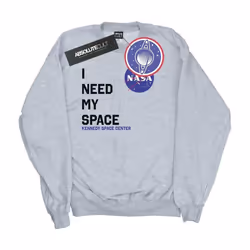 NASA - Sweat NEED MY SPACE - Homme (Gris chiné)