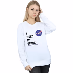 NASA - Sweat NEED MY SPACE - Femme (Blanc)