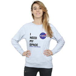 NASA - Sweat NEED MY SPACE - Femme (Gris chiné)