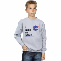 NASA - Sweat NEED MY SPACE - Garçon (Gris chiné)