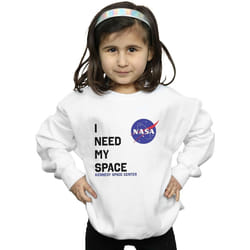NASA - Sweat NEED MY SPACE - Fille (Blanc)