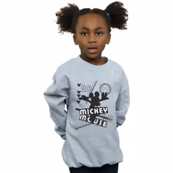 Disney - Sweat ALWAYS AND FOREVER - Fille (Gris chiné)