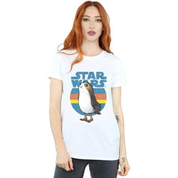 Star Wars - T-shirt THE LAST JEDI - Femme (Blanc)