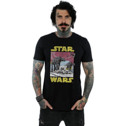 Star Wars - T-shirt THE LAST JEDI AT-AT - Homme (Noir)