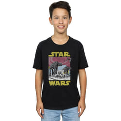 Star Wars - T-shirt THE LAST JEDI AT-AT - Garçon (Noir)
