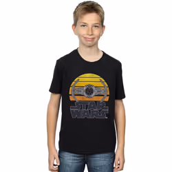 Star Wars - T-shirt TIE FIGHTER - Garçon (Noir)