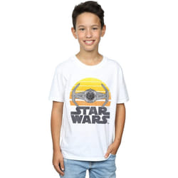 Star Wars - T-shirt TIE FIGHTER - Garçon (Blanc)