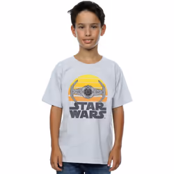 Star Wars - T-shirt TIE FIGHTER - Garçon (Gris chiné)
