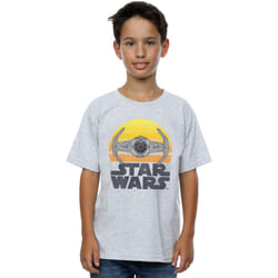 Star Wars - T-shirt TIE FIGHTER - Garçon (Gris chiné)