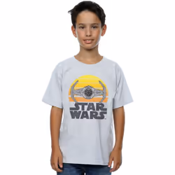 Star Wars - T-shirt TIE FIGHTER - Garçon (Gris chiné)