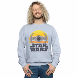 Star Wars - Sweat TIE FIGHTER - Homme (Gris chiné)