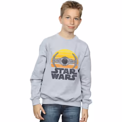 Star Wars - Sweat TIE FIGHTER - Garçon (Gris chiné)