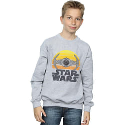 Star Wars - Sweat TIE FIGHTER - Garçon (Gris chiné)