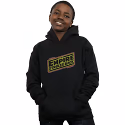 Star Wars - Sweat à capuche THE EMPIRE STRIKES BACK - Garçon (Noir)