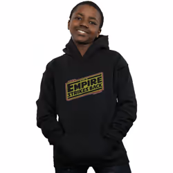 Star Wars - Sweat à capuche THE EMPIRE STRIKES BACK - Garçon (Noir)