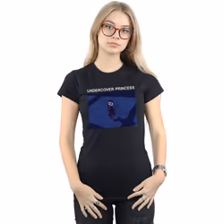 Disney - T-shirt UNDERCOVER PRINCESS - Femme (Noir)