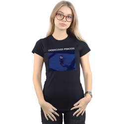 Disney - T-shirt UNDERCOVER PRINCESS - Femme (Noir)