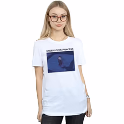 Disney - T-shirt UNDERCOVER PRINCESS - Femme (Blanc)