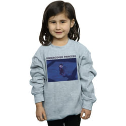 Disney - Sweat UNDERCOVER PRINCESS - Fille (Gris chiné)