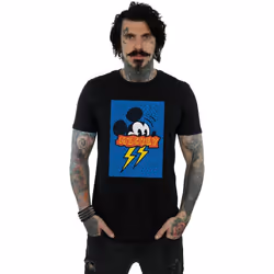 Disney - T-shirt 90S - Homme (Noir)